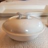 Assorted Ironstone & Ceramic Serving Pieces - Gravy Boat, Sugar Bowl, Small Pitcher & Platter C3