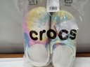 Brand New Crocs Multi Colored Unisex Men's Size 6 Women Size 8.  A1