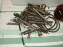 Vintage Assorted Hardware And Tools, Pipe Cutters,c-clamp,ball Peen Hammer Flash Light,pump Sprayer  B4