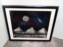 Original Signed  Silk Screen Print, Matted And Framed                WA