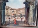 C. Sanchez Signed Watercolors Of Madrid, Matted And Framed   WA