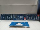 Vintage Ct License Plates.                           A1