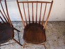 Great Pair Of Antique Spindle Back Chairs - Circa Early 1800s.    AS