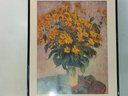 Jerusalem Artichoke Flowers By Claude Monet 1880 High Resolution Premium Gicle Poster Print