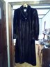 From Harper's Furs, Fairfield, CT - A Gorgeous Dark Colored Full Length Fur Coat, Fully Lined     SR