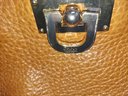 DKNY Brown Leather Shoulder Bag