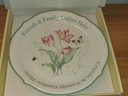 LENOX Butterfly Meadow Sentiment Dessert Platter Friends And Family Gather Here
