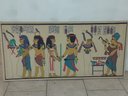 Tutankhamun  Egyptian Wall Art Cloth Print