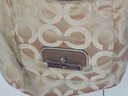 COACH KRISTIN OP ART Khaki Tan Brown Satchel Handbag Purse No. L1082-16784