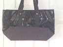 COACH Polyamide Black With Glitter Sparkles Canvas Straps And Bottom