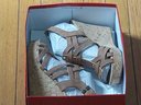 Guess Daystar Wedge Sandal Brown Size 6.5M