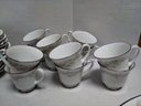 Noritake 79 Piece Service For 12 Contemporary China Donegal Pattern #2179 & Zippered Storage Bags D4