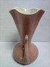 Vintage Pink Red Wing USA #505 Vase, 5 In. Diameter, 8 In. Tall With Double Handles     B3