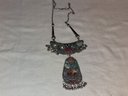 Vintage Tribal Gemstone Necklace