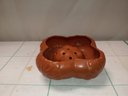 Beautiful Van Briggle Pottery  Vintage Planter With Matching Flower Frog    C5