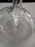 4 Showy Vintage Glassware Pieces Include 3 Decanters & Dish          C5