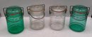 Lot Of 4 Canning  Jar Salt And Pepper Shakers And 5 Miscellaneous Bells