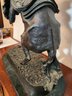 Frederick Remington Bronze Sculpture On Marble Base