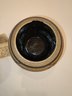 Susan Mrosek Pottery  RoadRunner Signed - Small Covered Pot 5 X 5