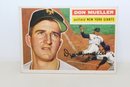 1956 Topps Don Mueller NY Giants & Mike Garcia Clev. Indians