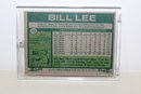 1977 Topps Baseball Pitcher Bill Lee - Boston Red Sox Signed Card