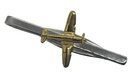 Vintage WW2 Figural Plane Tie Clasp