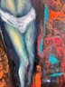 Mildrey Guillot, Cristo, Oil On Canvas, Cert Of Auth