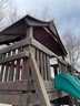 Large 46' Outdoor Premium Cedar Play Set  *Professional Required To Dismantle