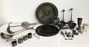 Lot Of Vintage Metal Items (including Silver Plate & Cast Iron)