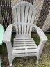 4 Adirondack Plastic Chairs