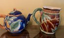 Ceramic Pitcher And Teapot