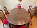 A Stunning American Furniture Company Dining Table With Chairs