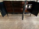 Fabulous Early 20th C French Marble Top Console Cabinet (LOC: S1)