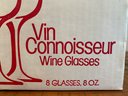 NEW! 8 Crystal Mikasa Stemless Wine Glasses And 8 Libbey Wine Glasses