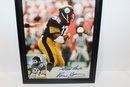 Franco Harris Signed Photo And 2nd Year Topps Card