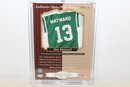NY Jets Don Maynard HOF - Patch Card - Authentic Game Worn Away Jersey