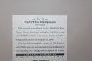 2008 Clayton Kershaw Rookie Card Goudey #75