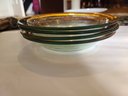 Four Vintage Annieglass Bowls