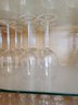 16 Total Of Red And White Wine  Simple And Elegant Crystal Glasses