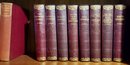 Set Of Eight Charles Dickens' Books By Hazell, Watson And  Vaney Ltd. Oliver Twist To Nicholas Nickelby