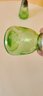 Vintage Green Depression Glass Salt And Pepper Shakers