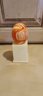 Carnelian Agate Stone With Alabaster Ivory Stand