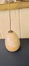 Creamy Ivory And Peach Colors Marble Stone Pendant Light