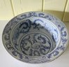 Stunning Vintage Blue And White Asian Bowl