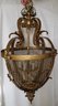 1920's French Gilt  Bronze Chandelier With Six Lights