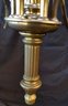 Very Nice Large Brass 6 Arm Chadelier Ready To Hang
