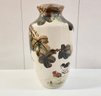 Hand Painted Chinese Vase With Birds And Flowers