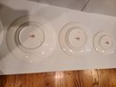 Set Of 8 Crown Derby Dinner, Lunch, Salad And Charger  Plates