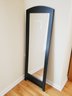 Black Wood Framed Easel Back Freestanding Full Length Mirror
