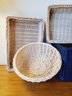Assortment Of Wicker Functional Or Decorative Baskets
